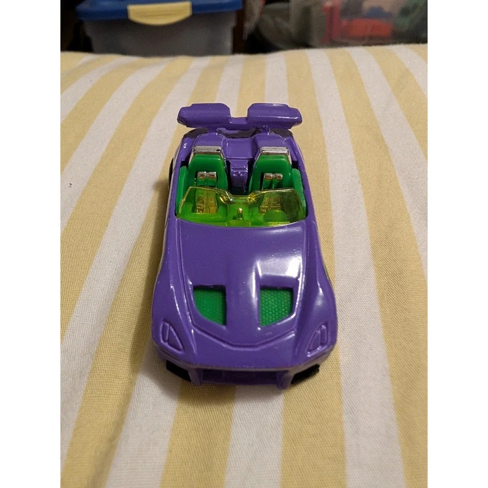2012 Hot Wheels Police Pursuit Tantrum Purple Diecast Toy Car 1:64 Scale